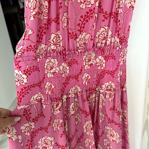 Gorgeous pink, red and white floral sleeveless dress from ALC - Picture 6 of 7